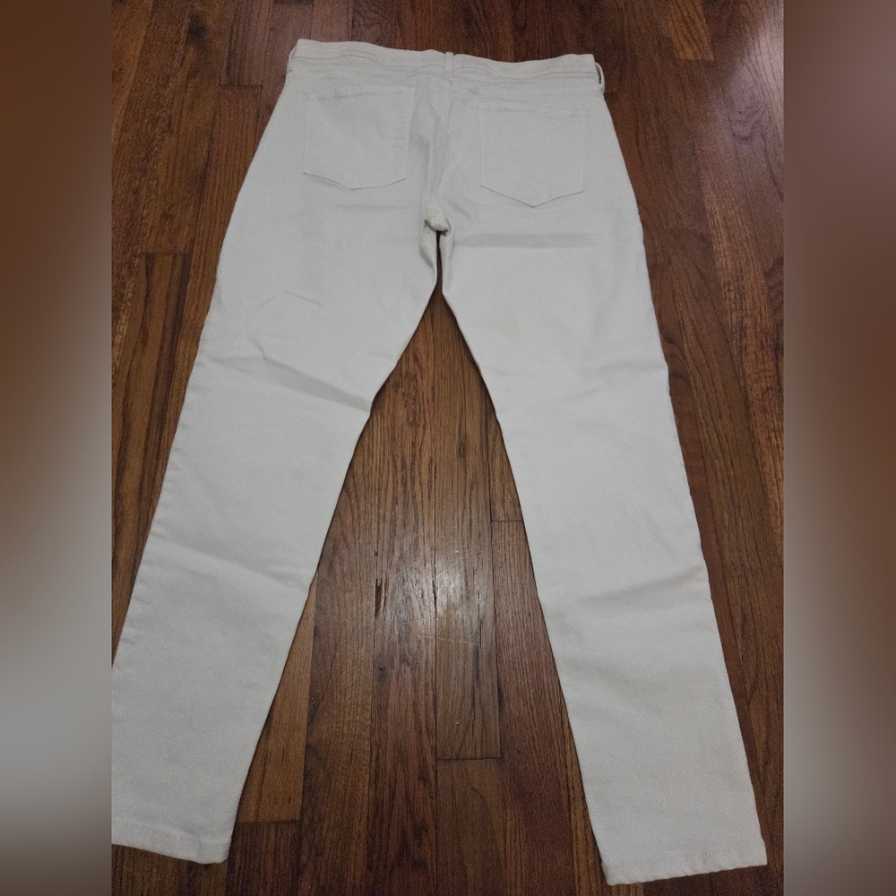 Banana Republic White Skinny Jeans Size 31P - Picture 4 of 11
